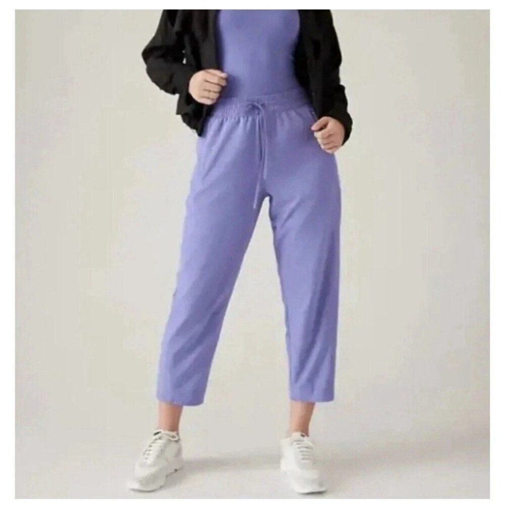 Athleta Arrival Straight‎ Leg Ankle Pants Womens 4 Dark Adonis Blue